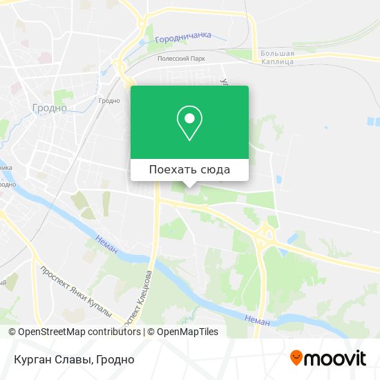 Карта Курган Славы