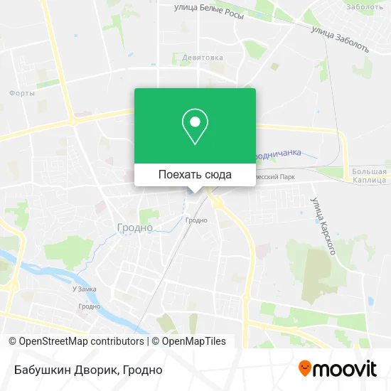 Карта Бабушкин Дворик