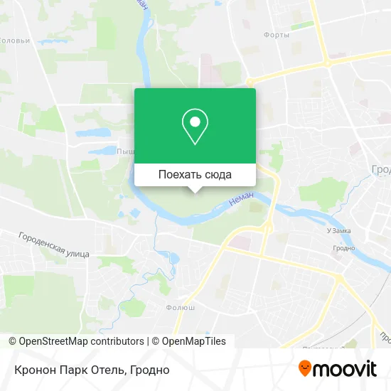 Карта Кронон Парк Отель