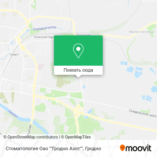 Карта Стоматология Оао ""Гродно Азот""