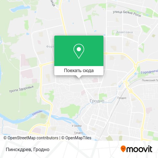 Карта Пинскдрев