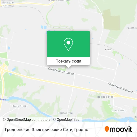 Карта Гродненские Электрические Сети