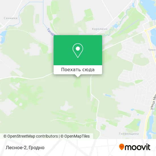Карта Лесное-2