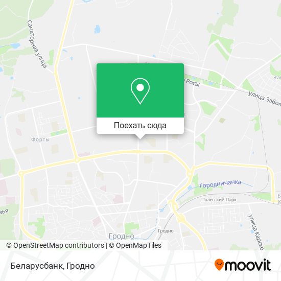 Карта Беларусбанк