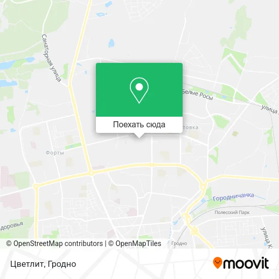 Карта Цветлит
