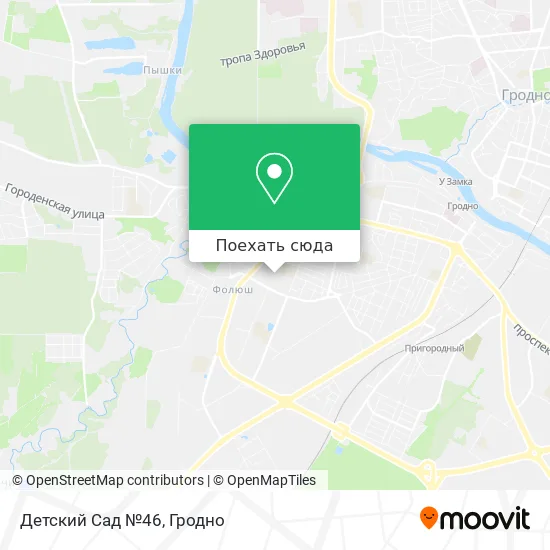 Карта Детский Сад №46