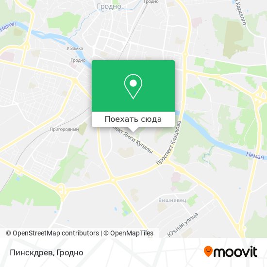 Карта Пинскдрев