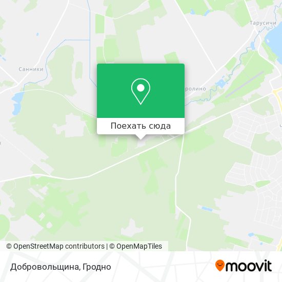 Карта Добровольщина