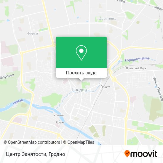 Карта Центр Занятости
