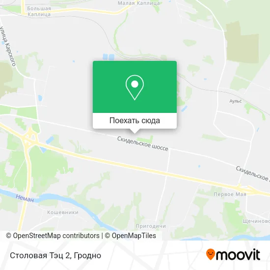 Карта Столовая Тэц 2