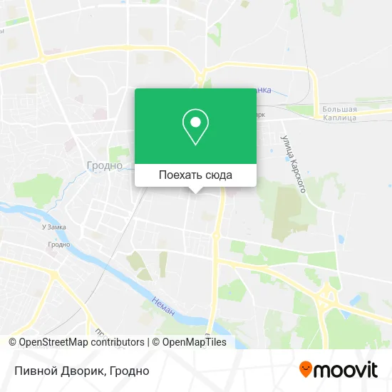 Карта Пивной Дворик