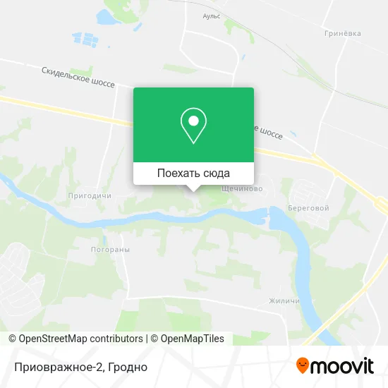 Карта Приовражное-2