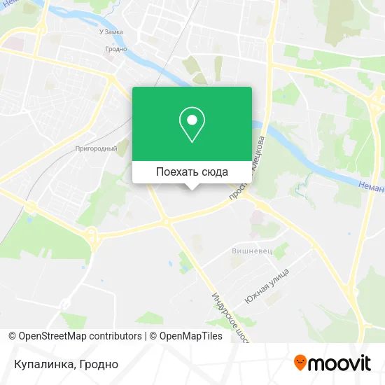 Карта Купалинка