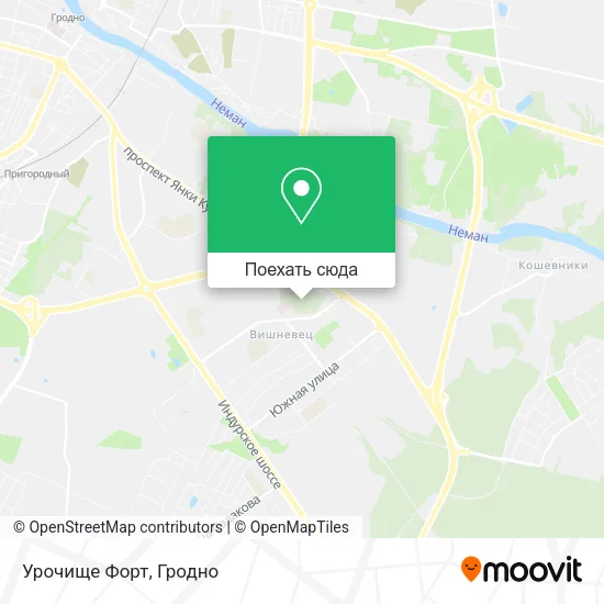 Карта Урочище Форт