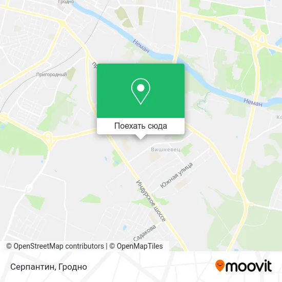 Карта Серпантин