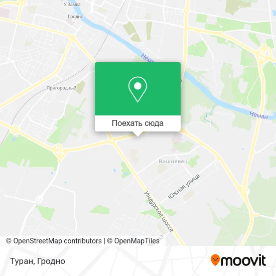 Карта Туран