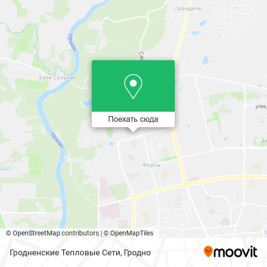 Карта Гродненские Тепловые Сети