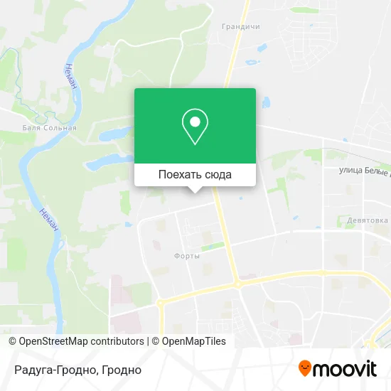 Карта Радуга-Гродно