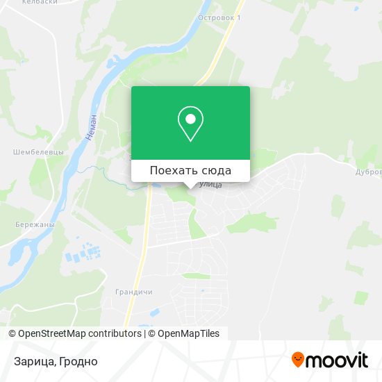 Карта Зарица