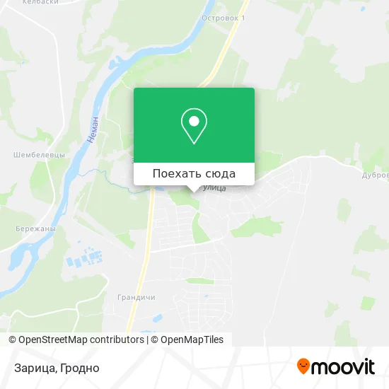 Карта Зарица