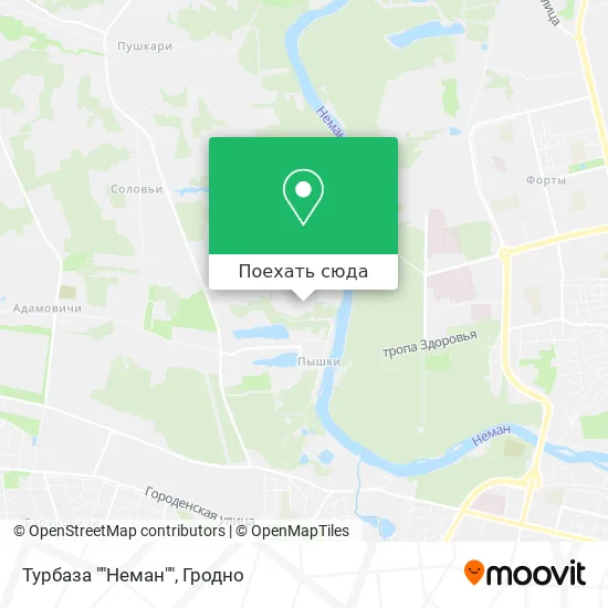 Карта Турбаза ""Неман""