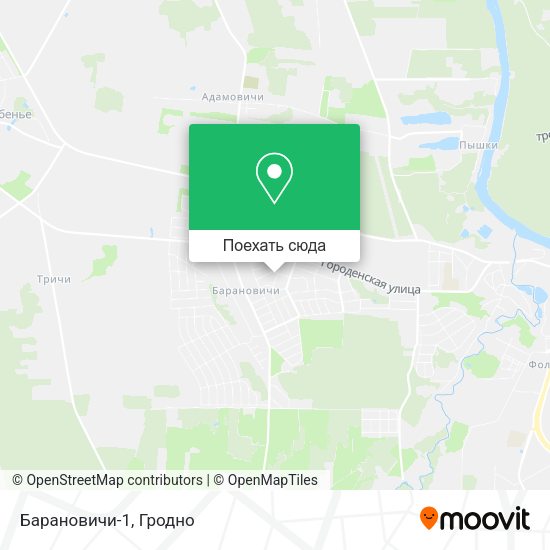 Карта Барановичи-1