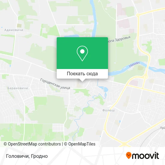 Карта Головичи