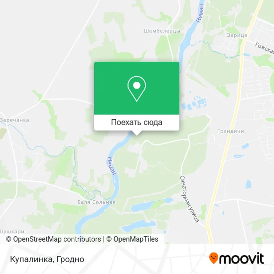 Карта Купалинка
