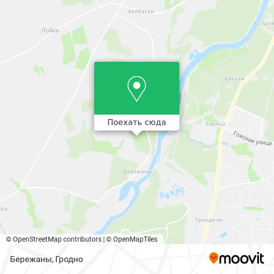 Карта Бережаны