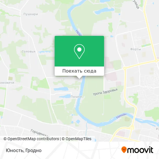 Карта Юность