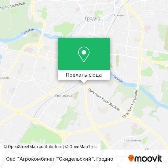 Карта Оао ""Агрокомбинат ""Скидельский""