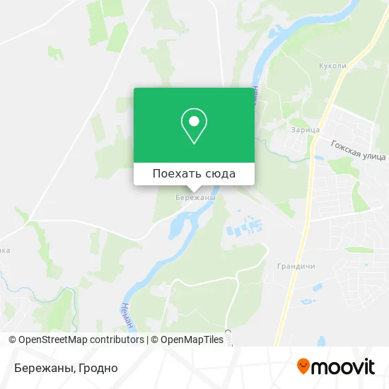 Карта Бережаны
