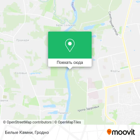 Карта Белые Камни