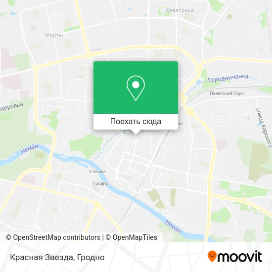 Карта Красная Звезда