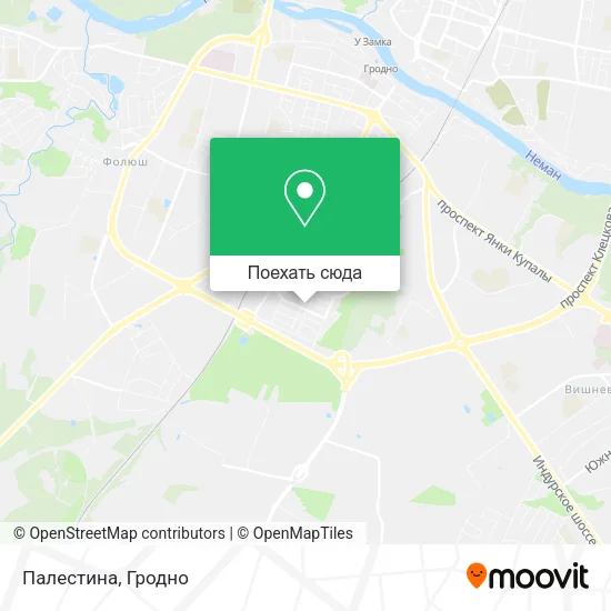 Карта Палестина