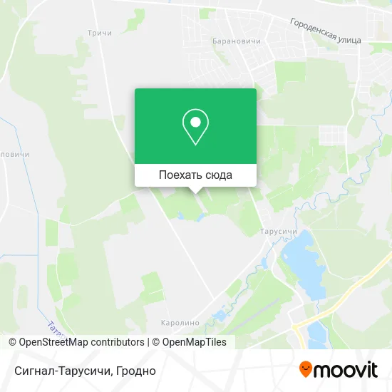 Карта Сигнал-Тарусичи