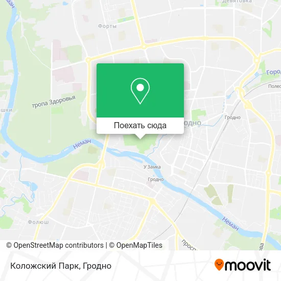 Карта Коложский Парк