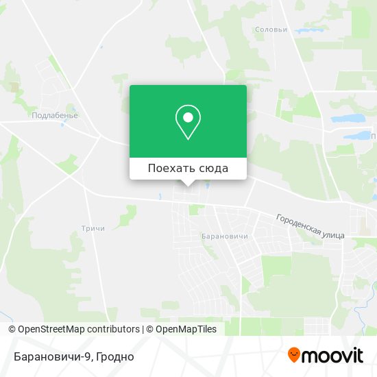 Карта Барановичи-9