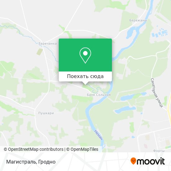Карта Магистраль