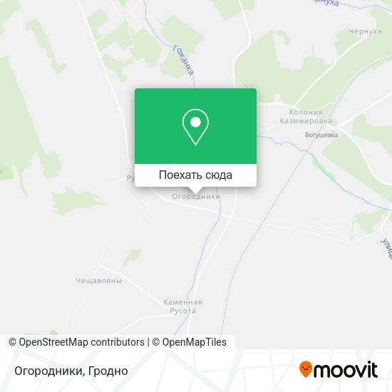 Карта Огородники