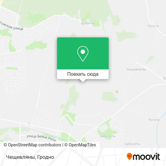 Карта Чещевляны