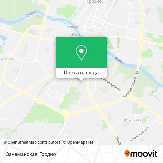 Карта Занеманская