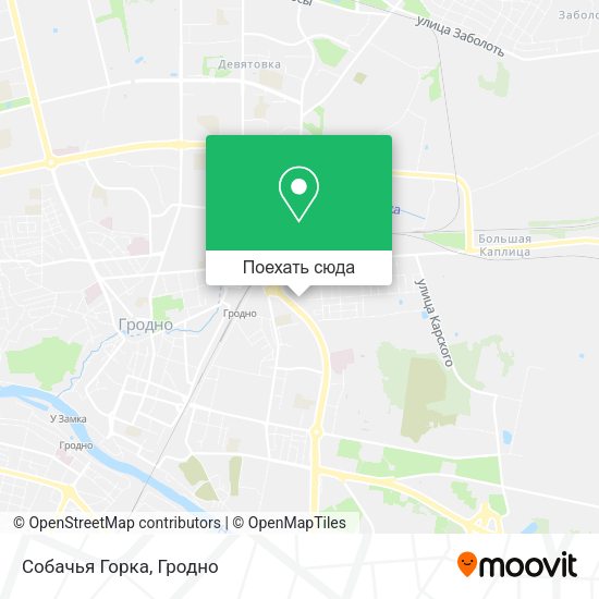 Карта Собачья Горка