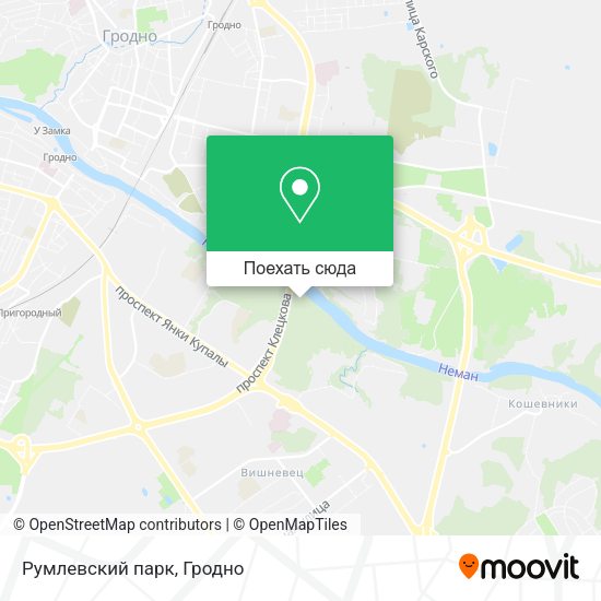 Карта Румлевский парк
