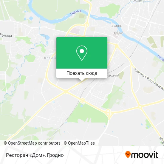 Карта Ресторан «Дом»
