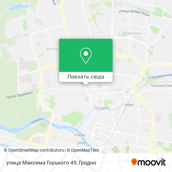 Карта улица Максима Горького 49