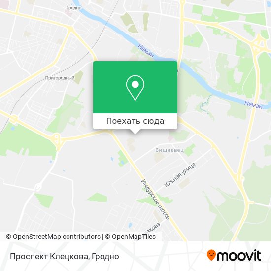 Карта Проспект Клецкова