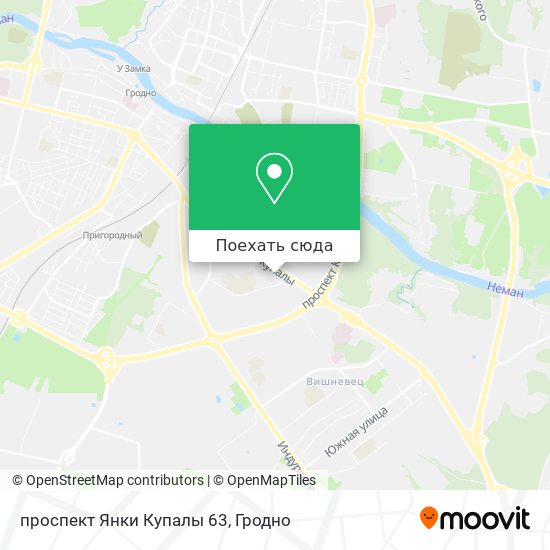 Карта проспект Янки Купалы 63