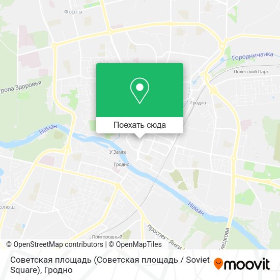 Карта Советская площадь (Советская площадь / Soviet Square)