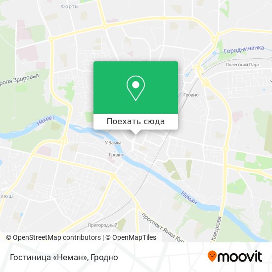 Карта Гостиница «Неман»